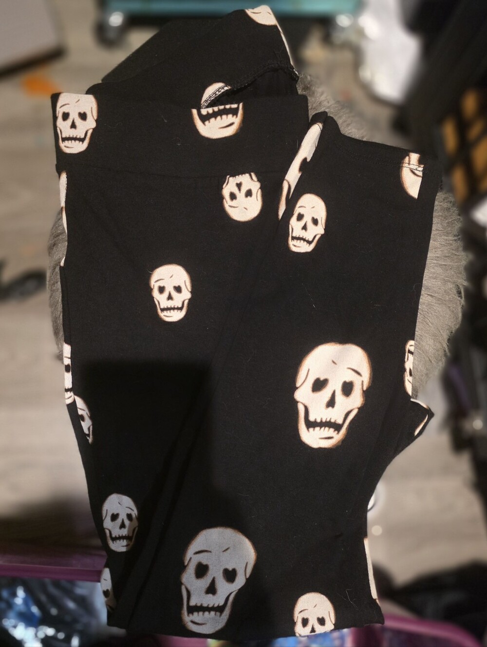 Torrid Black Skull Print Leggings